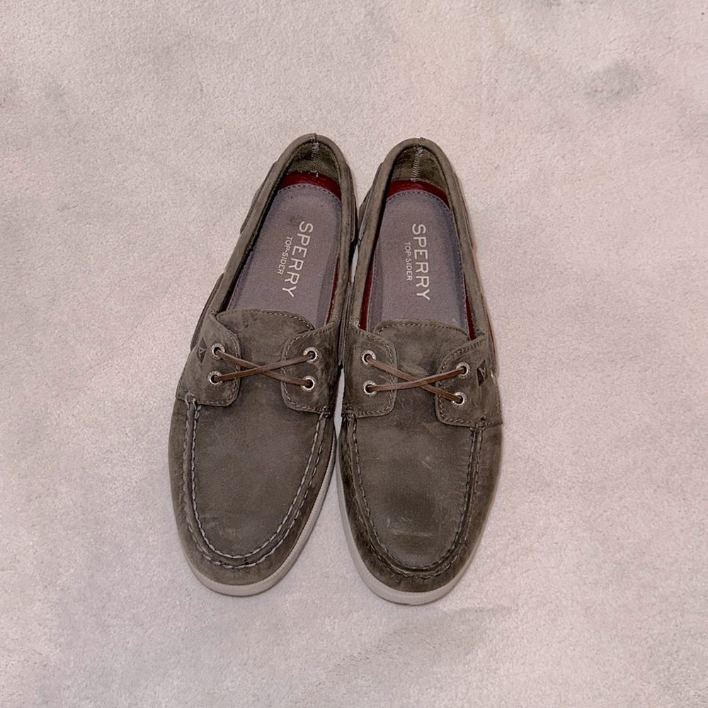 EUC Sperry Men's Authentic Original™ Cross Lace Leather Boat Shoe